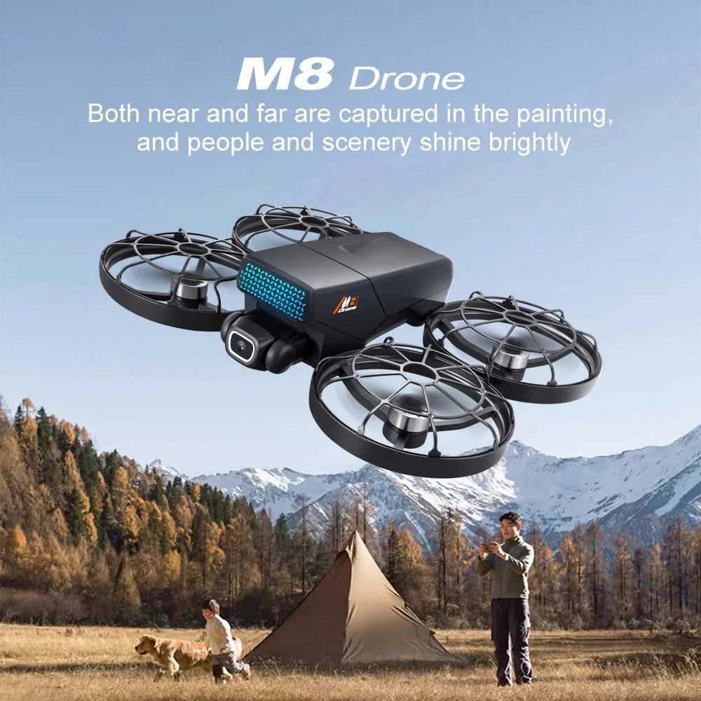 NEW Drone for Beginner with HD Camera 1080P One-Click Take Off/Landing Altitude Hold Headless Mode 360°Flip RC toy airplane The jack market .AU The jack market .AU Drones $ 128 14:193#M8 MAX 8K VR-1B