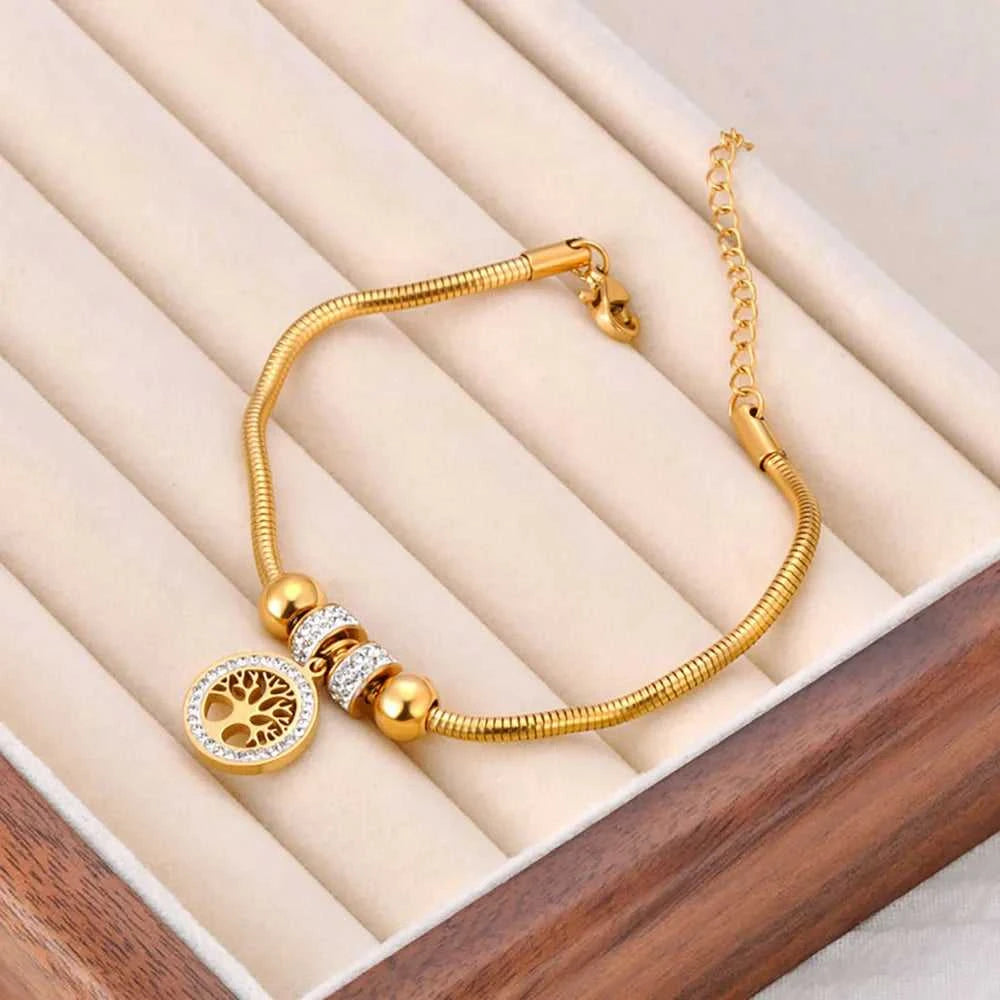 Lokaer Stainless Steel Heart Shaped Hollow Out Chain Bracelet for Women 18K Gold Plated Fashion Waterproof Daily Jewelry B25220 The jack market .AU The jack market .AU Jewellery & Chains $ 53 200001034:1433145302#B24053P-Tree