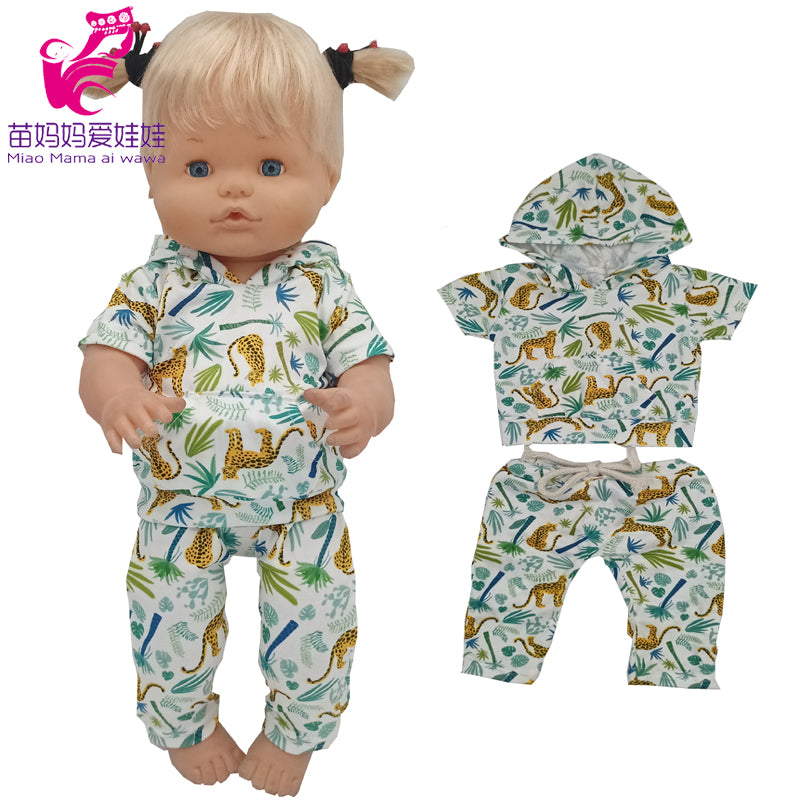 Nenuco 17-Inch Baby Doll Dress - Festive Christmas Tree Design with Red & Green Skirt for 40cm Dolls