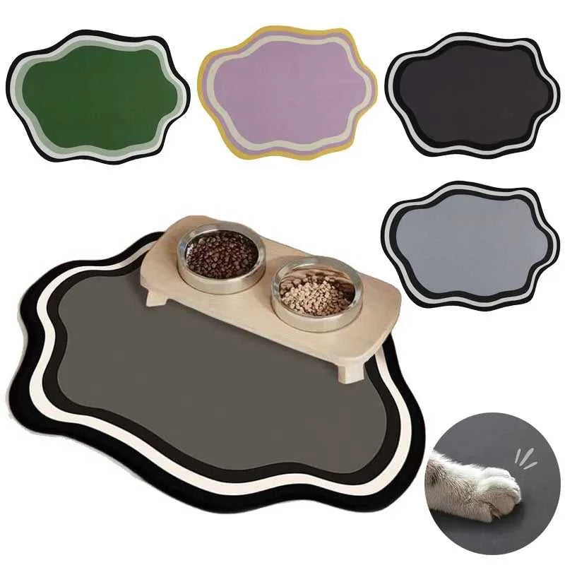 1PCS Summer Solid Colour Pet Mats Non-Slip Absorbent Wear-Resistant Leak-Proof Easy To Clean Dog Food Mats Cat Food Mats The jack market .AU The jack market .AU Home $ 22 14:1254#Dark grey