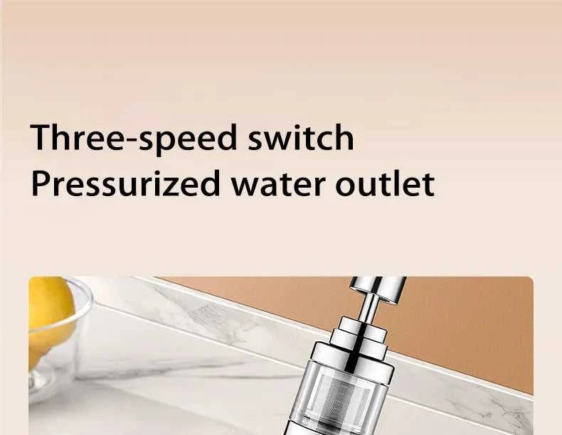 Kitchen Faucet Purifier 360°Rotating Anti Splash Water Telescopic Faucet Extender 316 Stainless Steel Faucet Tap Water Filter The jack market .AU The jack market .AU $ 71 14:10#316 Two Short