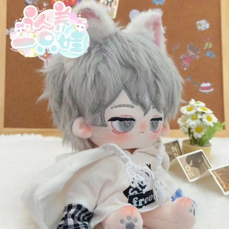 20cm Handsome Cotton Doll Game Identity V Anime Stuffed Toys for Kids Teens Adults Dress-up Puppet Gift Collecibles Gift Dolls