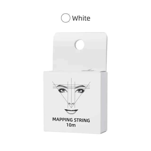 Microblading Mapping String - Liquid-Free Eyebrow Positioning Tool for Perfect Makeup Application