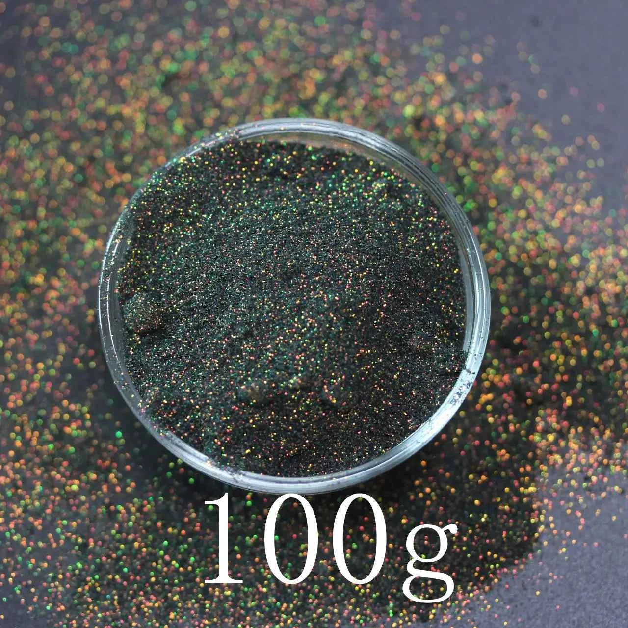 0.1mm Extra Fine Holographic White Colorful Shinning Glitter Spangle Dust for DIY lipstick,Cosmetics,Nail Art Craft Decoration