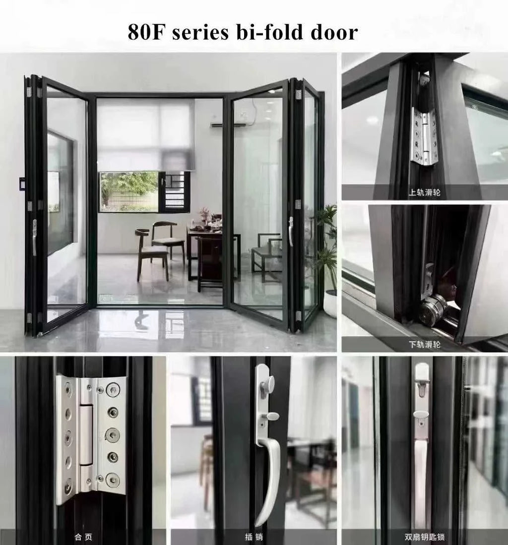customize exterior sliding patio bi folding door balcony doors aluminum bi-fold accordion door aluminum bifold door The jack market .AU The jack market .AU Home $ 214 <none>