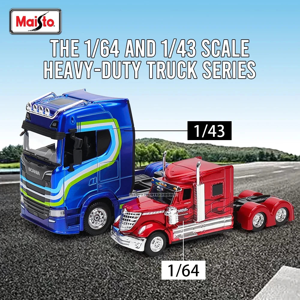 Bburago 1:43 Transport vehicle front end Volvo FH16Globetrotter 750XXL model simulation car model alloy car toy male collection