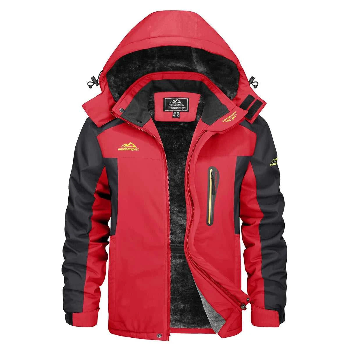 TACVASEN Men's Waterproof Ski Jacket Fleece Lining Warmth Parka Winter Snow Working Outdoors Hooded Coat Rain Shell Windbreaker The jack market .AU The jack market .AU Men Fashion $ 76 14:771#Blue;5:361385#CN 4XL (US L)