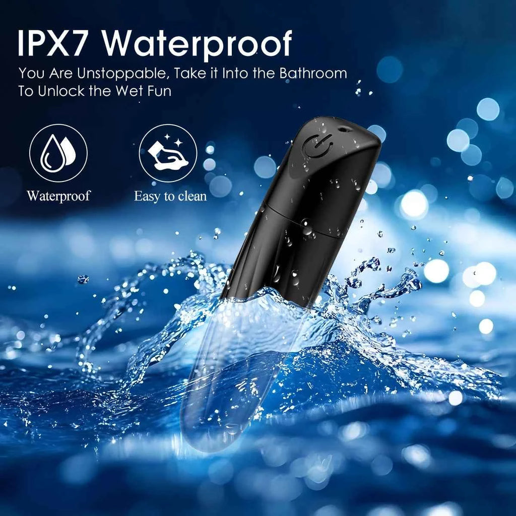 Blissful Touch Waterproof Silicone Bullet Vibrator - Powerful Clit & G-Spot Stimulation for Ultimate Pleasure