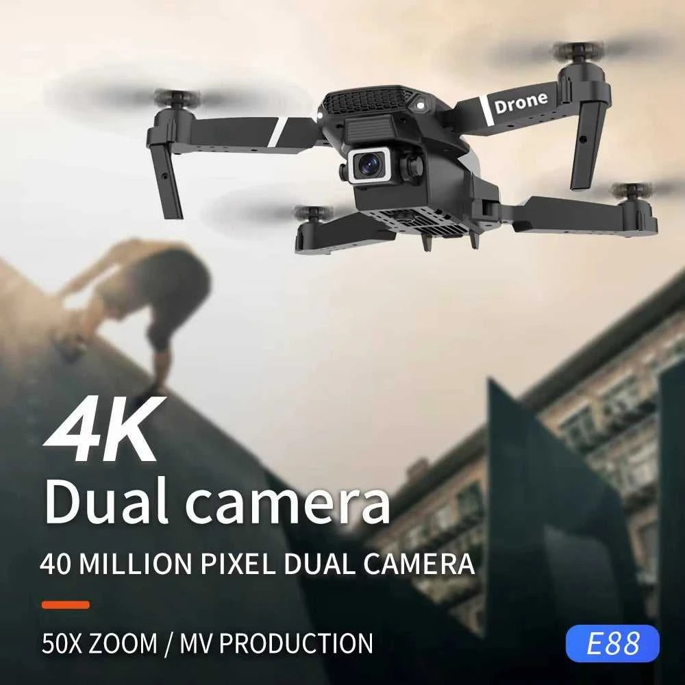 Lenovo New Drone E88 Pro RC 20000M Quadcopter Drone FPV WiFi Foldable With Mod Altitude Resistance 8K Camera Wide-angle Shootin The jack market .AU The jack market .AU Drones $ 78 14:29#B-no-Cam