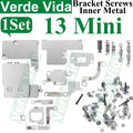 iFixit Metal Bracket Shield Plate Set for iPhone X/XS/XR/11/12/13 Pro Max - Full Inside Screws Replacement