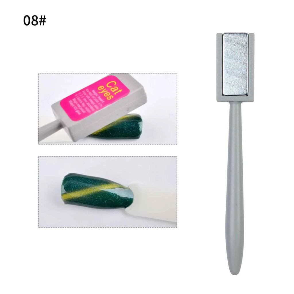 StrongCat Cat Eye Magnet Stick for UV Gel Polish - Multi-Functional Nail Art Decoration Tool
