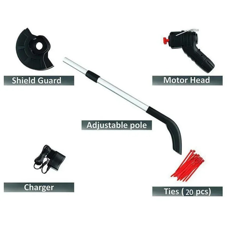 Handheld Portable Wireless USB-Charging Lawnmower Ideal for Trimming All Types of Home Lawns - Jack market 1988Jack Market 1988