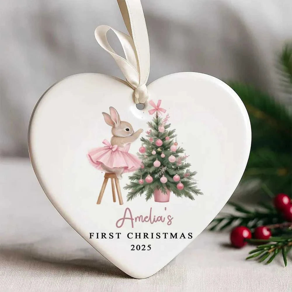Personalized Baby's First Christmas Bauble Cute Rabbit 1st Christmas Ornament First Xmas Decoration Custom Newborn Gifts The jack market .AU The jack market .AU Mum & Kids: Essential Products for Every Family $ 22 10:47#Ceramic ;14:202997806#jk4223.4
