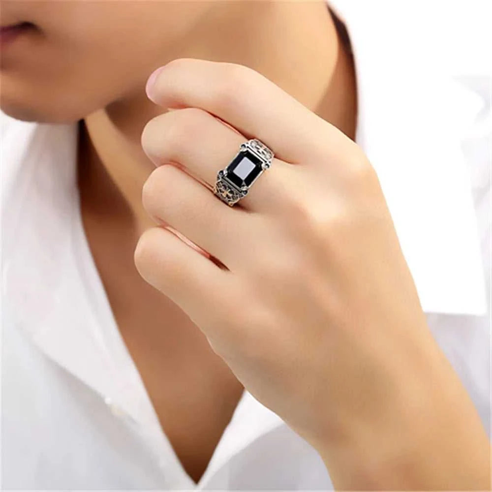 New 925 Sterling Silver Men Rings High Quality for Men Temperament Banquet Wedding Jewelry Anniversary Party Gift The jack market .AU The jack market .AU Jewellery & Chains $ 47 <none>