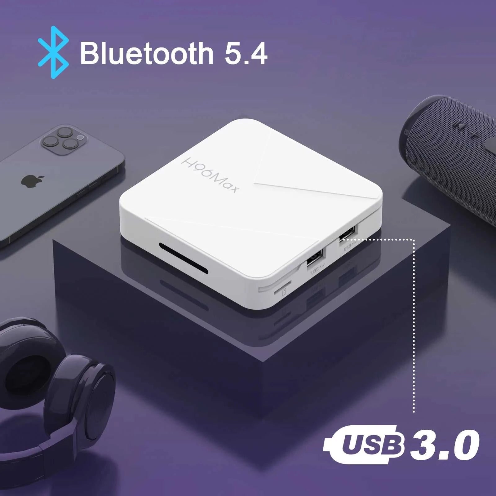 H96 Android 14 TV BOX RK3518 4K 2.4G 5G Wifi BT 100M Lan 16GB The jack market .AU The jack market .AU Accessories Electronics $ 96 14:350852#2G 8G;200009209:201484778