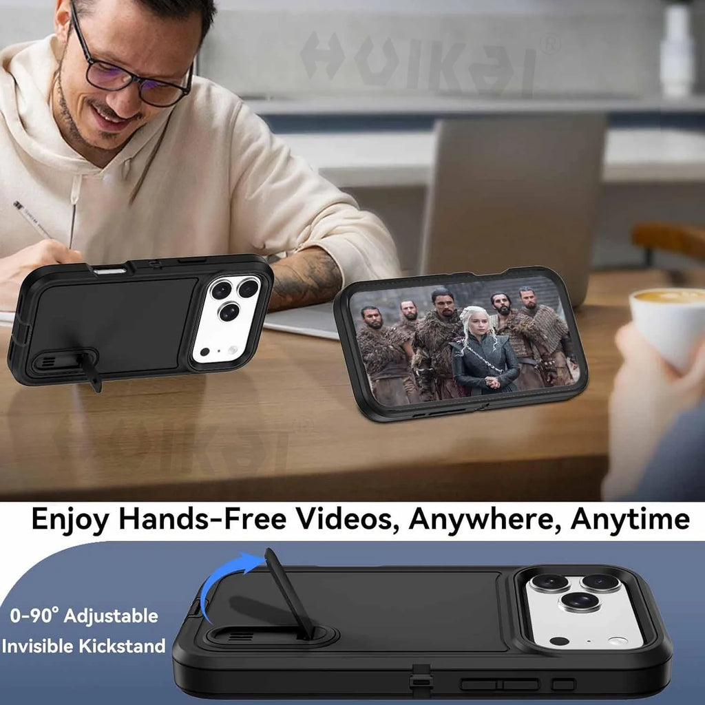 Ultimate Protection Silicone Case for iPhone 17 Pro Max | Heavy-Duty Shock Absorption, Full Body Defense