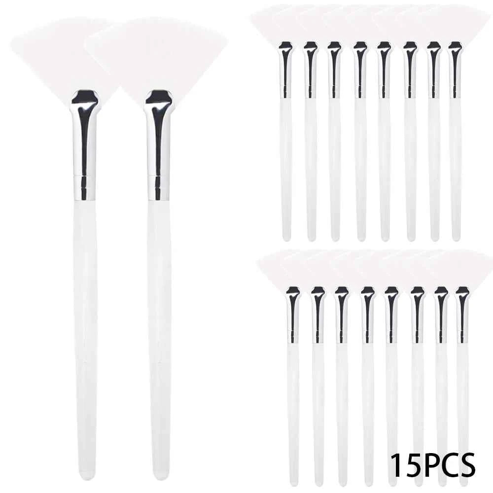 3/9 Pieces Facial Fan Mask Brushes Soft Mask Brush Applicator Esthetician Facial Mask Brushes For Women Girls Cosmetic Tools