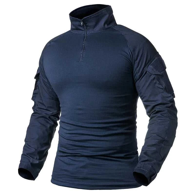 Men's Camouflage Tactical Shirt 1/4 Zip Long Sleeve Combat T Shirt Cotton Camo Uniform Airsoft Shirts The jack market .AU The jack market .AU Men Fashion $ 48 14:365458#CP;5:4182#CN XXL