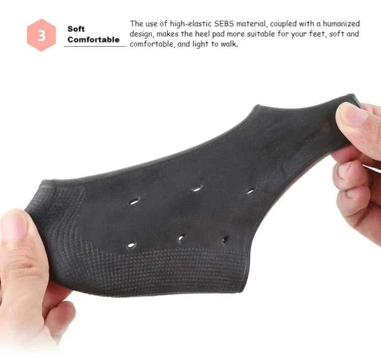 Gel Silicone Skin-Softening Silicone Heel Protectors Heel Cups Spurs Cracked Heel Sleeve Socks Feet Care Skin Repair Cushion New The jack market .AU The jack market .AU Step Up Your Style: Trendy Shoes for Every Occasion! $ 49 14:350853#No holes-Blue