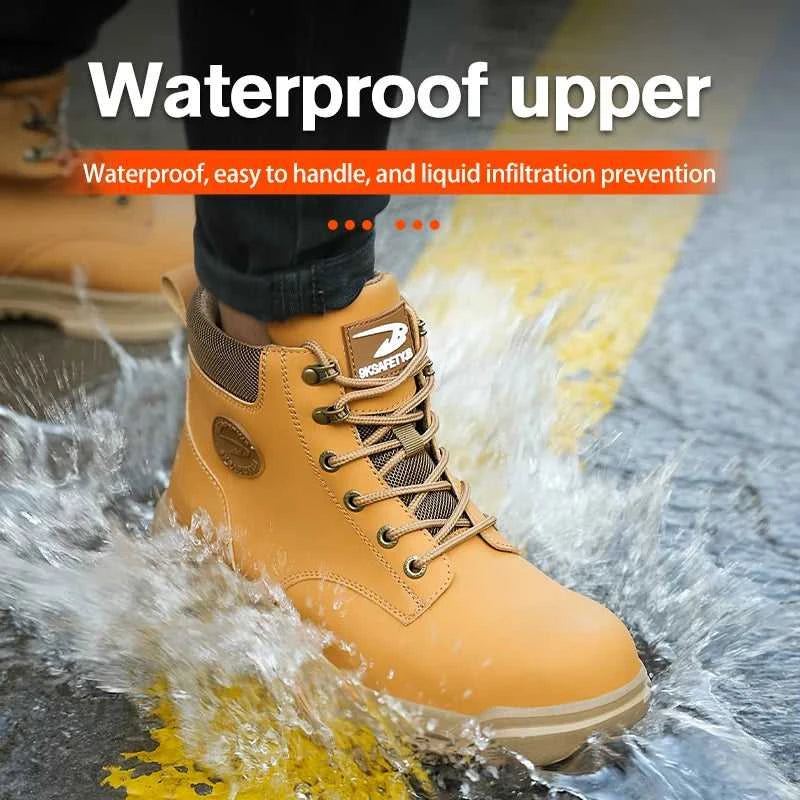 Waterproof Work Safety Shoes Men Boots Anti-smash Sneakers Steel Toe Electric Welding Boots Indestructible Male Footwear The jack market .AU The jack market .AU Step Up Your Style: Trendy Shoes for Every Occasion! $ 100 14:4602#Black;200000124:200000337