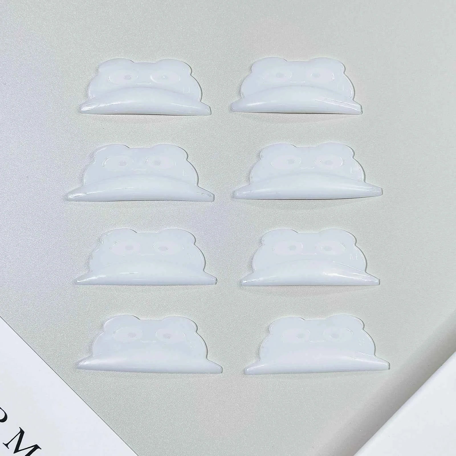 Libeauty U Curl Silicone Eyelash Perm Rods - 4 Pairs with Free Glue for Stunning 3D Lash Lifts
