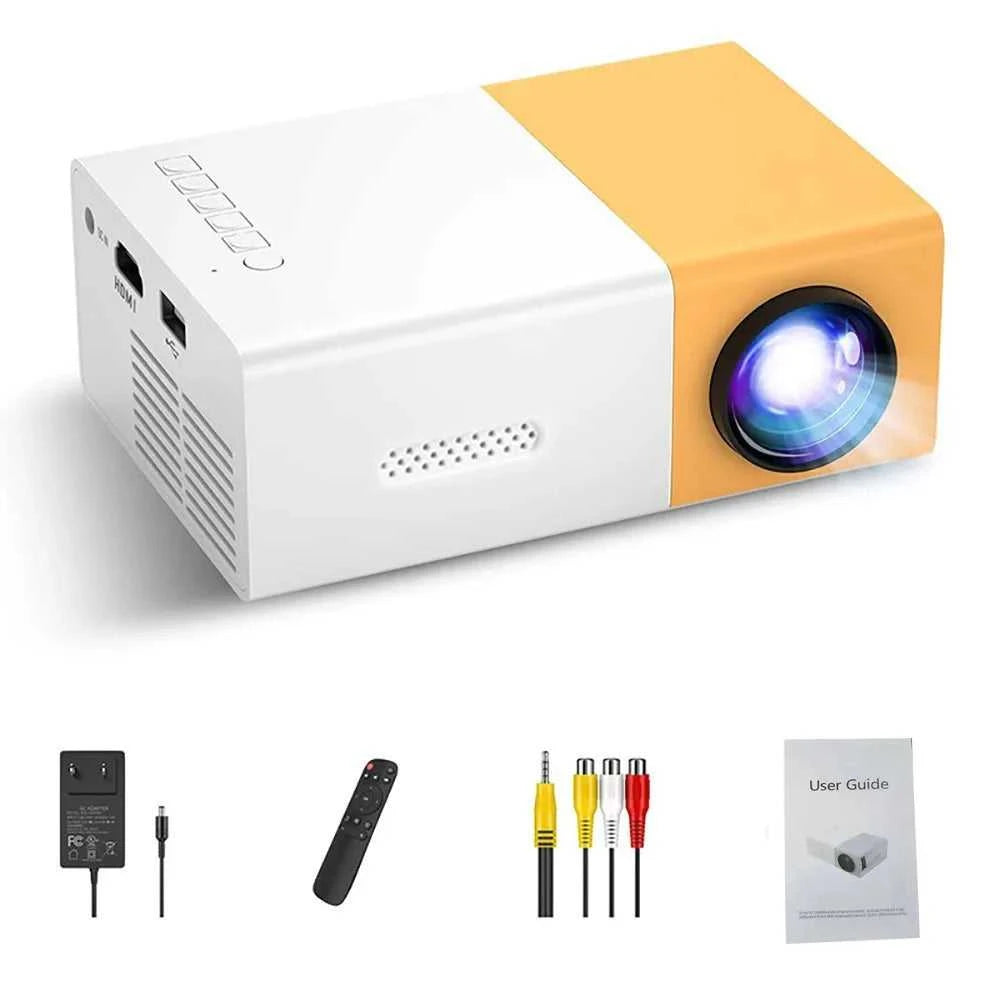 Projector for home use, mini projector for children's bedroom, portable projector, supports 4K ultra-high definition. The jack market .AU The jack market .AU Home $ 80 14:202429827#White
