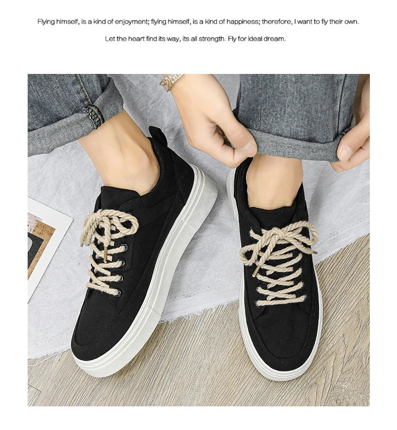 Men's shoes spring summer new styles men's niche design youth versatile casual shoes sports trendy shoes board shoes