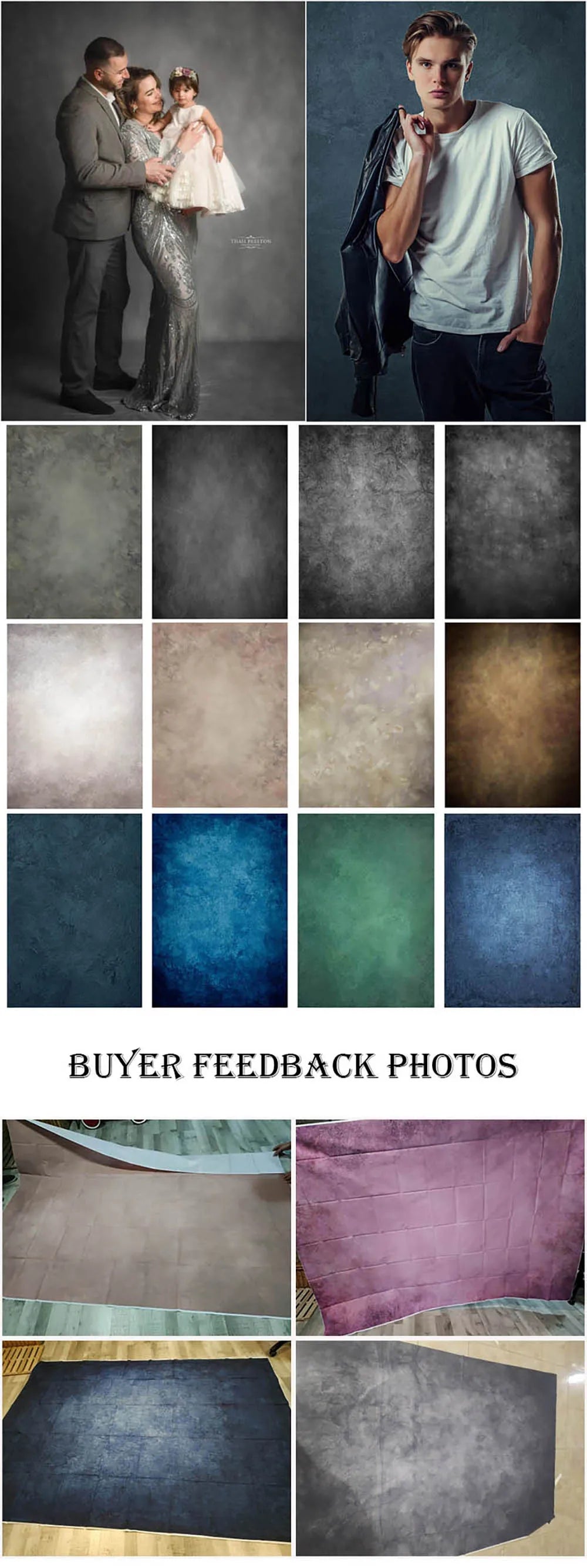 Abstract Texture Newborn Baby Portrait Backgrounds for Photography Studio Birthday Wedding Birdal Shower Photoshoot Backdrop