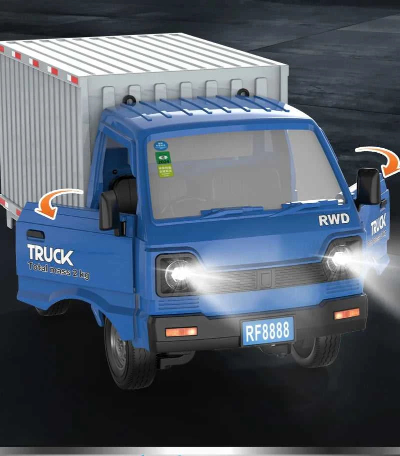 RC Truck 1:16 2.4GHZ RC Car Simulation Drift Climbing Truck With Spray and LED Lights RC Electric Truck Model Boy's Toys Gifts The jack market .AU The jack market .AU Little Wonders $ 82 14:193#A Blue car