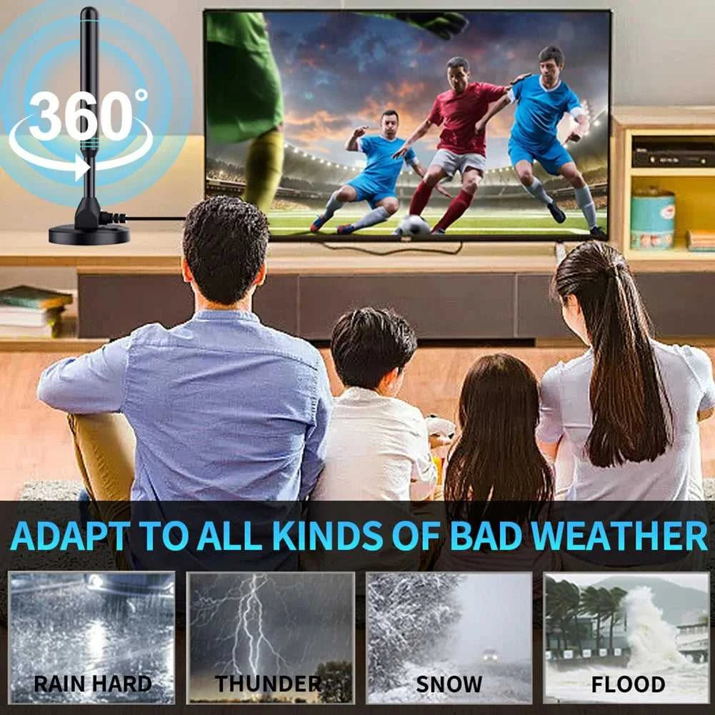 4K/1080P HD Digital TV Antenna with Signal Amplifier 480+ Miles Indoor Outdoor Antenna Magnetic Base VHF UHF Digital HD Aerial The jack market .AU The jack market .AU Accessories Electronics $ 2119 14:203432010#Built in signal ;200007763:201336099