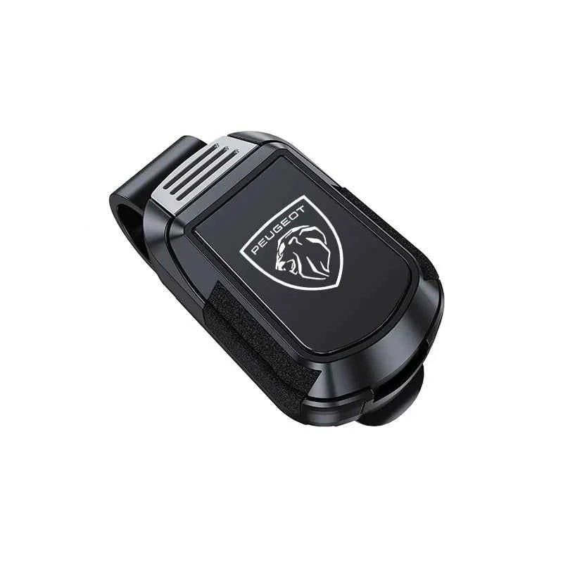 Mirror Style Car Sun Visor Glasses Holder Sunglasses Clip For Peugeot 206 307 308 3008 207 208 407 4008 408 508 2008 5008 301