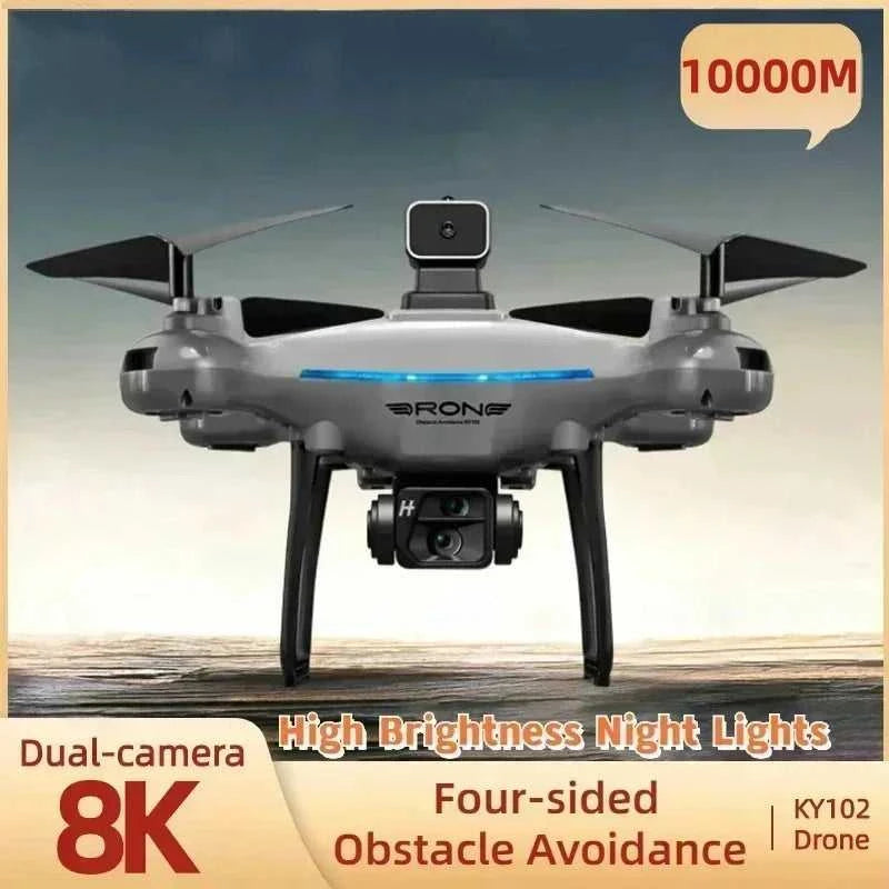 2026 Ky102 Drone 8k Hd Aerial Photography Dual Camera Brushless Quadcopter Obstacle Avoidance Optical Flow Aerial Rc Drone The jack market .AU The jack market .AU Drones $ 97 14:193#8K dual 1B