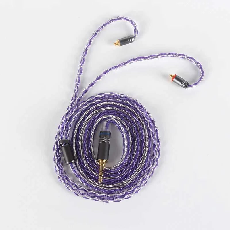 XINHS 8 strands of silver-purple single crystal copper plated with silver The jack market .AU The jack market .AU Accessories Electronics $ 68 14:2198#TFZ;200007763:201336100;5:200000321#3.5mm