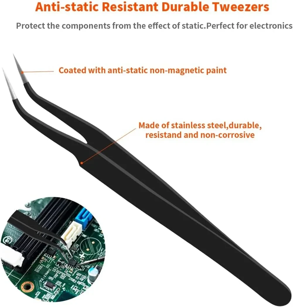 SolderPro 15-in-1 Adjustable Temperature Soldering Iron Kit - 220V 60W with EU Plug