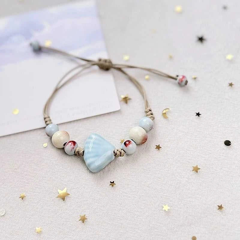 Bohemia Cute Ceramic Starfish Beads Bracelet For Women Handmade Braided Rope Beaded Bracelets Summer Beach Party Charm Jewelry The jack market .AU The jack market .AU Jewellery & Chains $ 46 200001034:361188#BR26Y0107-3