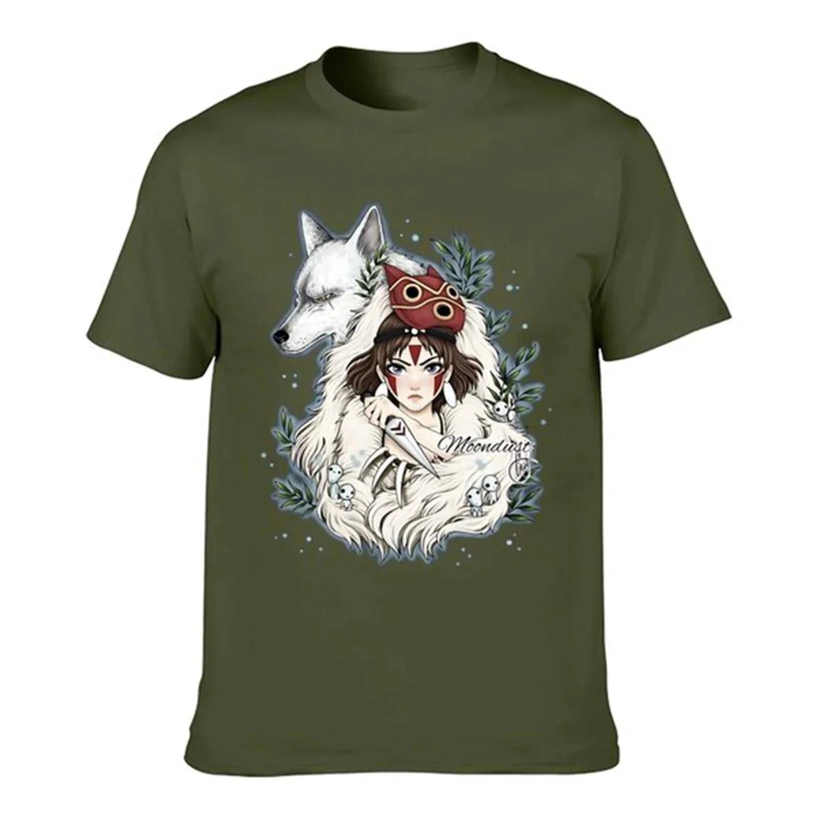 Graphic PrintedClothing Novelty Princess Mononokes Hime T-Shirts for Men Women Pure Cotton Kodama Tree Forest Spirit Tees Shirt The jack market .AU The jack market .AU Men Fashion $ 39 14:200002984;5:200000991