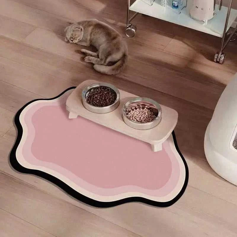 1PCS Summer Solid Colour Pet Mats Non-Slip Absorbent Wear-Resistant Leak-Proof Easy To Clean Dog Food Mats Cat Food Mats The jack market .AU The jack market .AU Home $ 22 14:1254#Dark grey