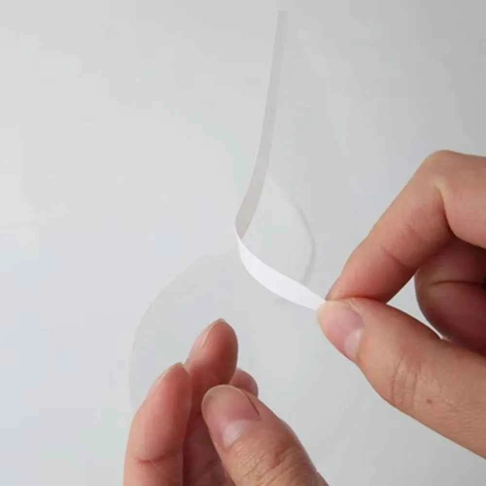 50pcs Clear Plastic Face Shields – Ultimate Makeup & Haircut Protection for Professionals