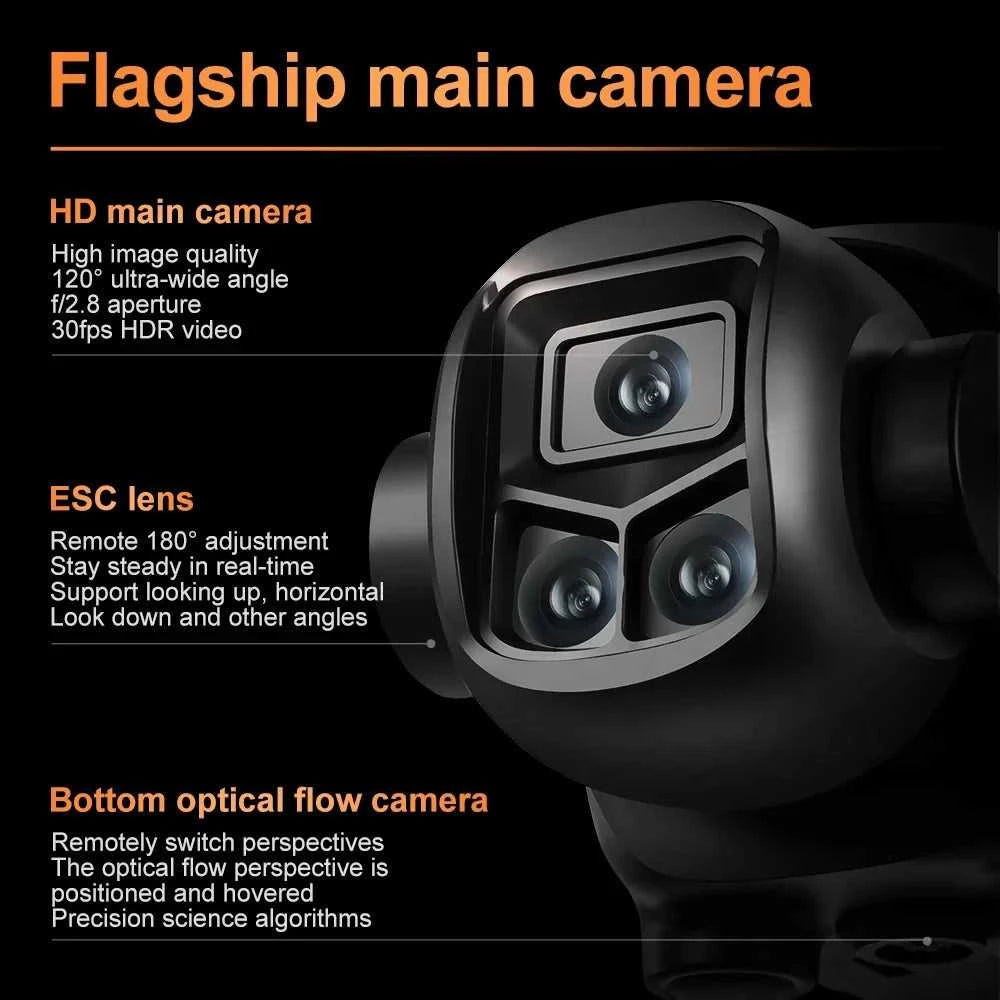 Lenovo V988 Drone 8K Professional HD Dual Camera With Screen RC Brushless Motor Quadcopter Foldable Aerial Photography toy The jack market .AU The jack market .AU $ 143 14:193#Blue-6K-battery-1
