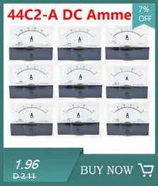 44C2 Analog DC Ammeter - Precision Measurement from 50μA to 500μA for Accurate Electrical Readings