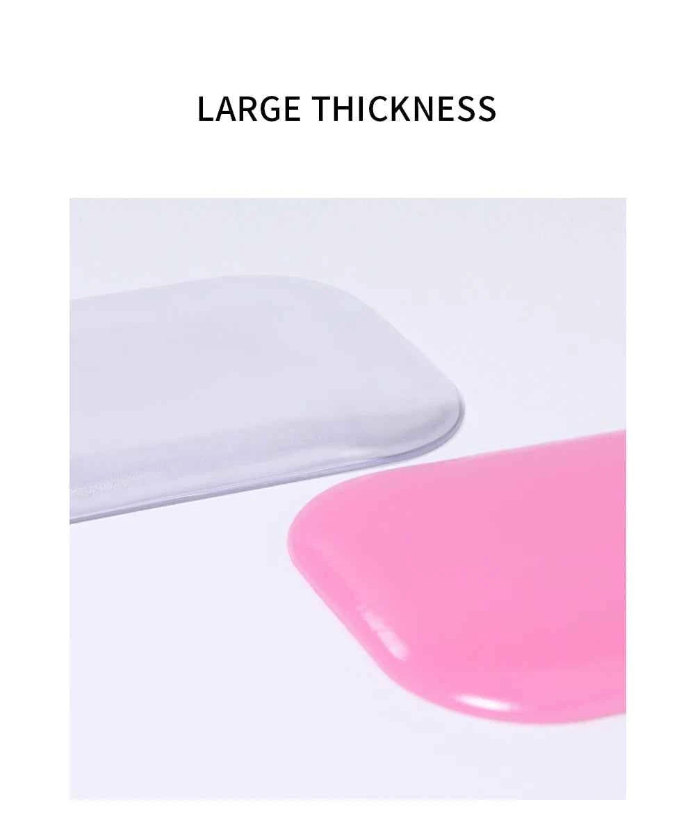 GLAMLASH Silicone Lash Pad – Transparent Forehead Organizer for Effortless Eyelash Extensions