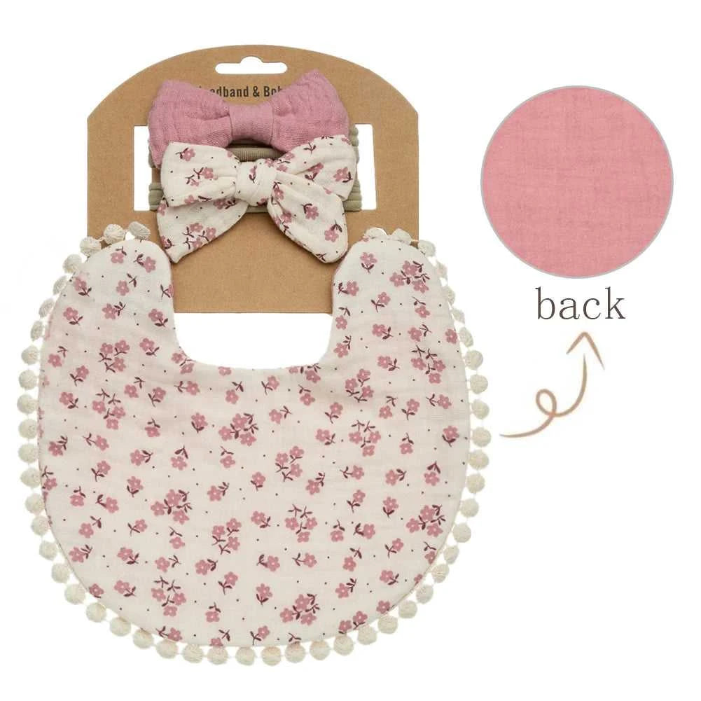 9Sets/Lot Baby Flower Bibs & Headbands Bow Nylon Hairbands Double Side Saliva Towel Feeding Burp Cloth Scarf Boys Girls Headwear The jack market .AU The jack market .AU Mum & Kids: Essential Products for Every Family $ 52 14:200003699#mix color