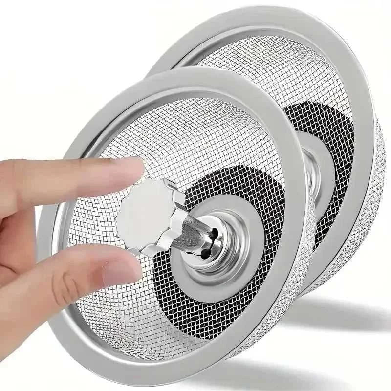 2Setc Drain Basket Kitchen Sink Strainer Set With Handle Stopper Me Handle Stopper Kitchen Sink Strainer Stainless Replacement The jack market .AU The jack market .AU Home $ 48 14:202732816#2Set