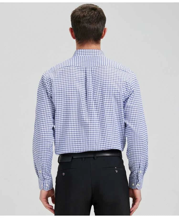 Men's Plaid Oxford Work Casual Button Down Shirts with Pocket Cotton Blend Spring Autumn Long Sleeve Regular Fit Gingham Shirt The jack market .AU The jack market .AU Men Fashion $ 41 14:202520811;5:200000338