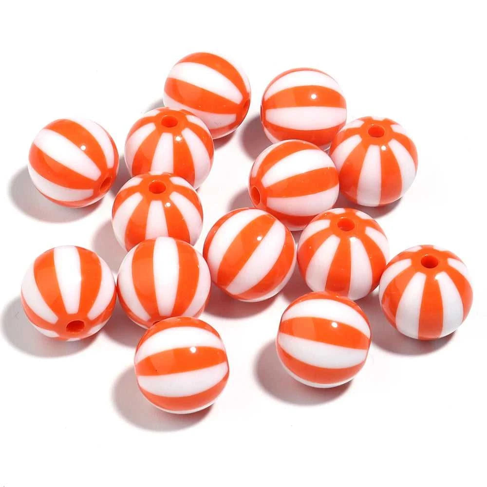 12-20mm Acrylic Large Hole Beads Colorful Stripes Round Loose Spacer Beads for Diy Bracelet Necklace Jewelry Accessories The jack market .AU The jack market .AU Jewellery & Chains $ 48 14:175#Rose Red;200000196:1071#20mm Hole 3mm 10Pcs
