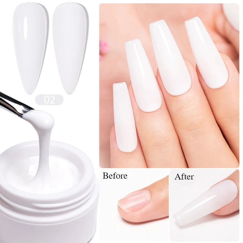 BrandName Chrome Mirror Effect Gel Polish - 5ml Golden Silvery Metallic Liner for Stunning French Nail Art