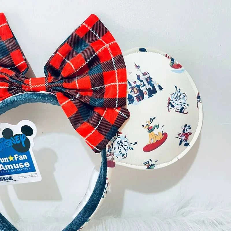 Disney Winter Christmas Headband Cartoon Mickey Pluto PU Leather Ear For Adults Bow Headband Minnie Park Accessories Headwear The jack market .AU The jack market .AU Mum & Kids: Essential Products for Every Family $ 39 14:10#E
