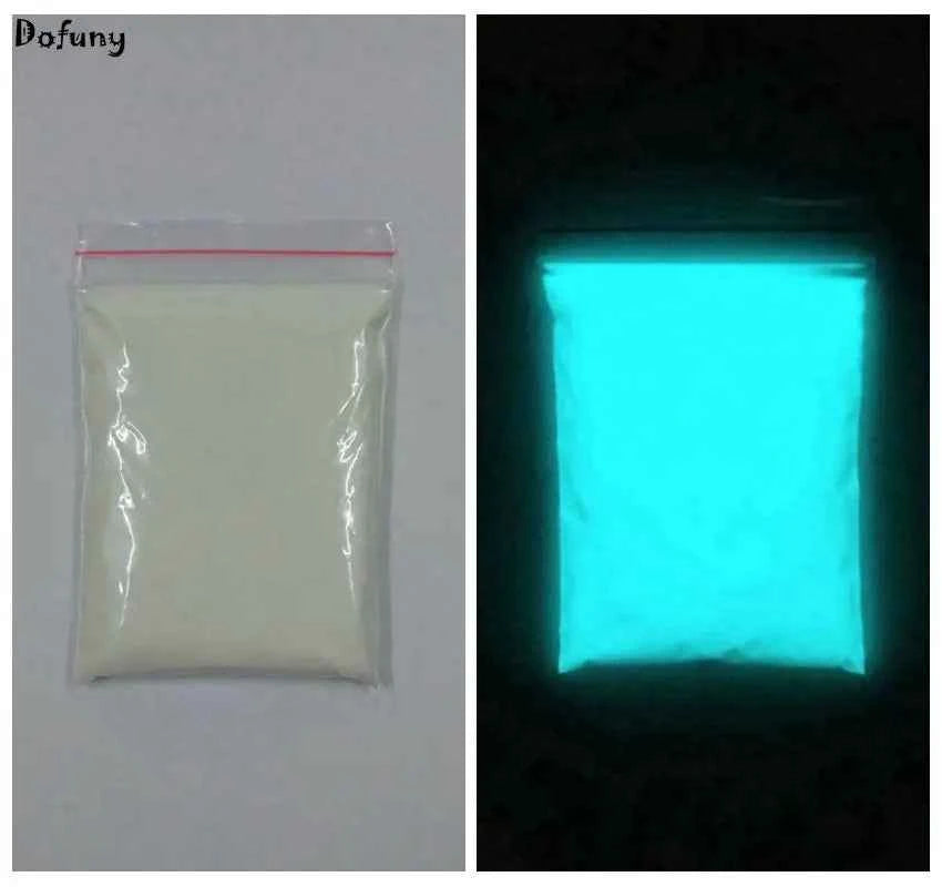 BrightGlow Ultrafine Fluorescent Phosphor Powder - Luminous Glow in the Dark Pigment for Vibrant Coatings