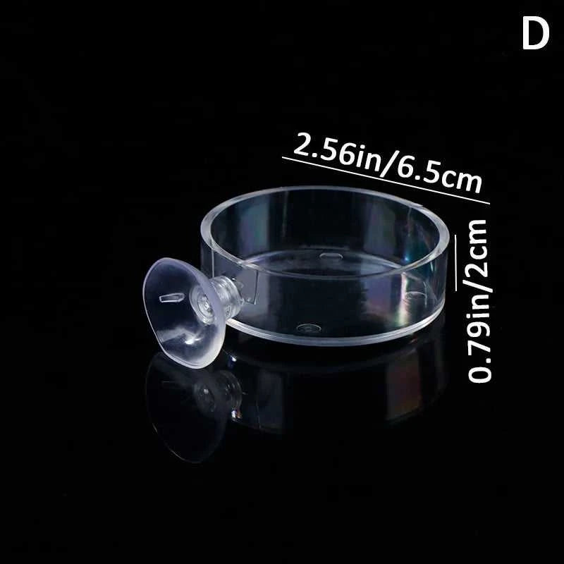 【F】Aquarium Feeder Acrylic Transparent Fish Round Square Dishes Shrimp Food Box Fish And Shrimp Feeding Accessories The jack market .AU The jack market .AU Fishing Gear $ 22 14:691#E