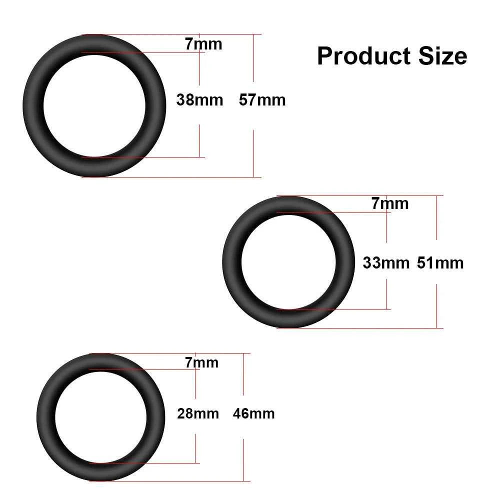 Silicone Cockring Sleeve for Enhanced Pleasure & Delayed Ejaculation - Perfect for Couples